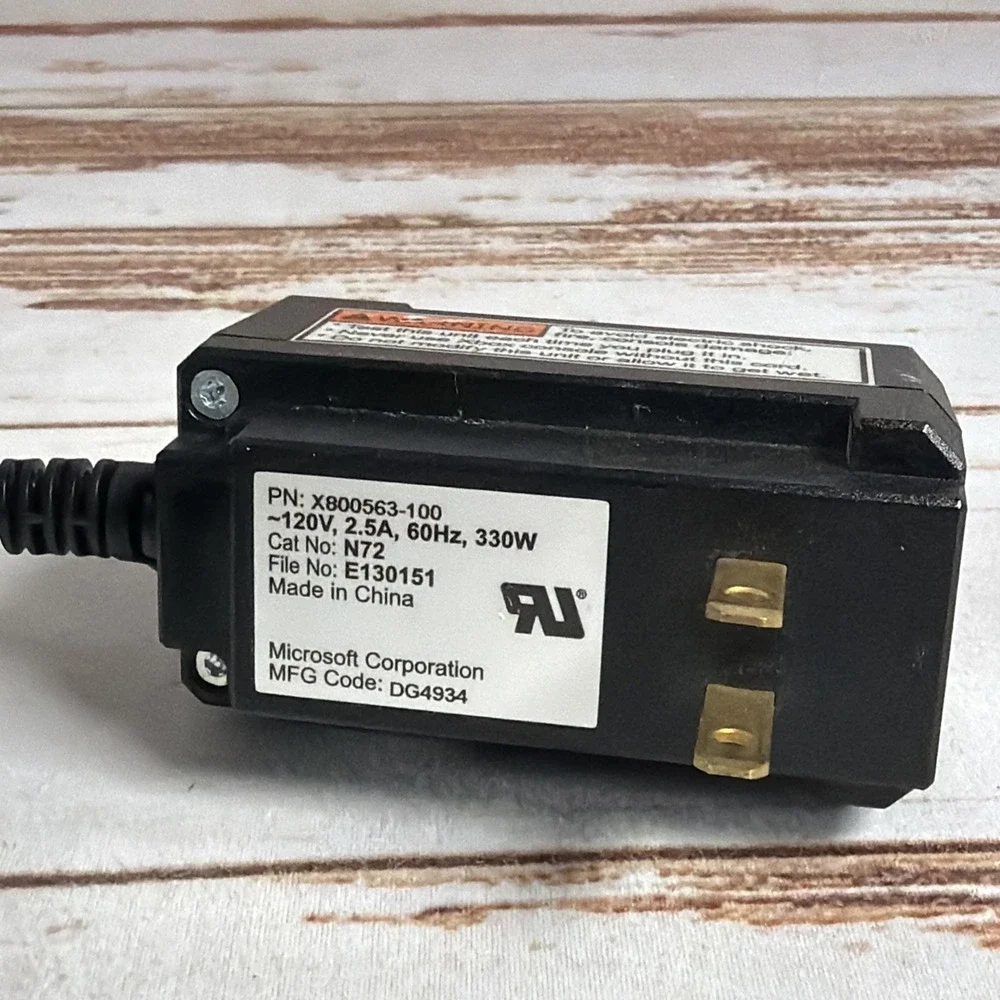 Microsoft Xbox OEM Power Brick AC Adapter AV Cable Kit